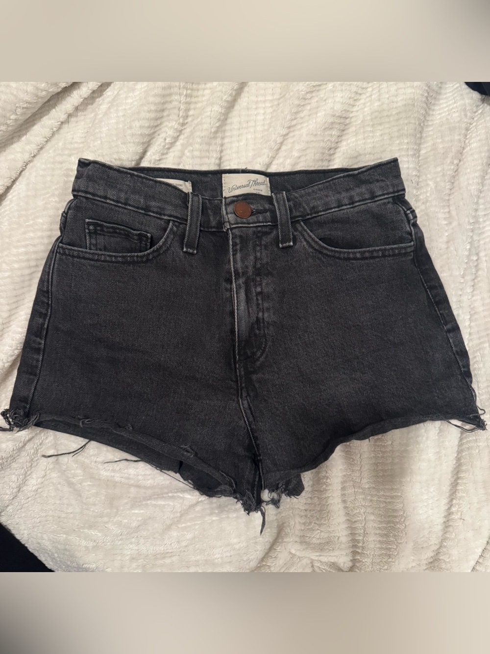 Blank High Rise Jean Shorts